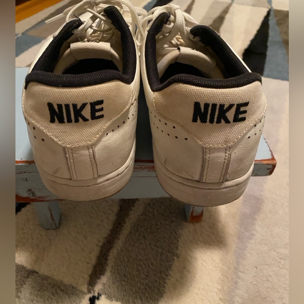 NIKE Leather Tennis Sneaker - Picture 9 of 12